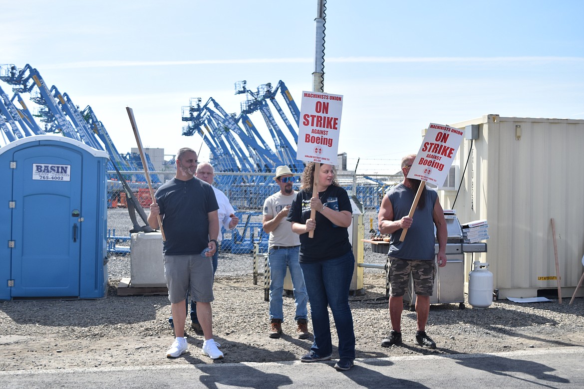 Boeing employees across the state, including those at the Moses Lake facility, are on strike pending a contract negotiation between the company and their union. Boeing is facing tough financial times after a streak of safety issues with some of the company's aircraft made national and international headlines this year.