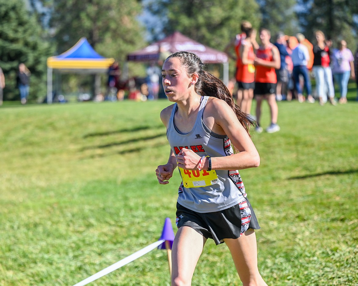 Arlee's Anola Naugle placed fourth in the Mission Shadow Duels, held last Saturday at Silver Fox Golf Course in Pablo. (Christa Humphrey photo)