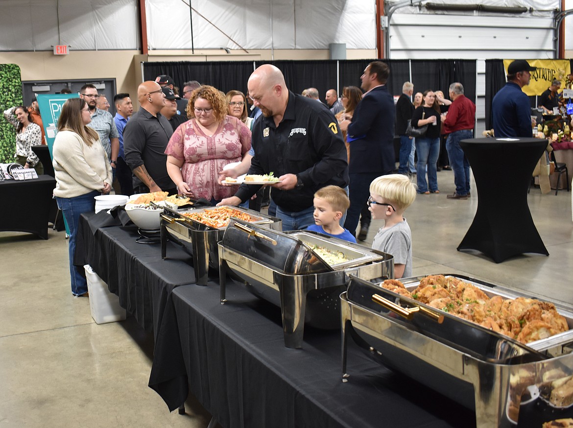 Enzo’s restaurant of Moses Lake catered the dinner for the Moses Lake Chamber of Commerce’s annual meeting Tuesday.