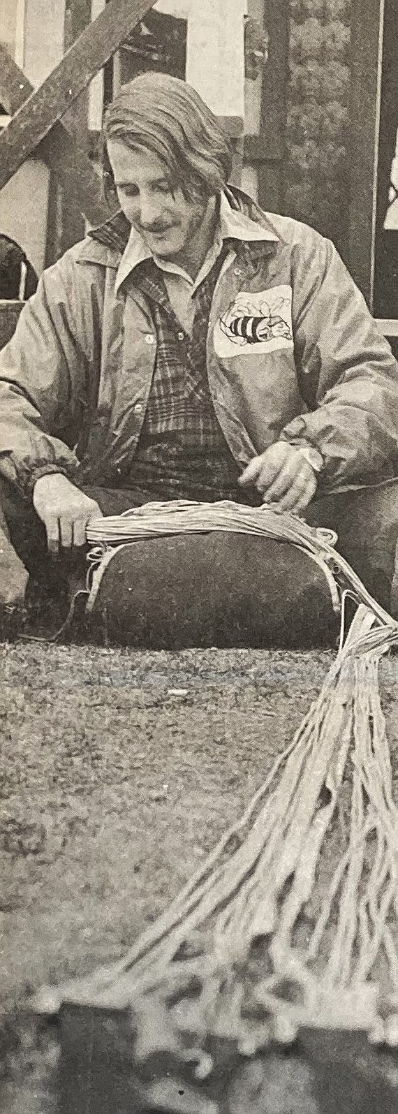 In 1974, Roy Baldwin of the Henley Hummers prepares for a jump.