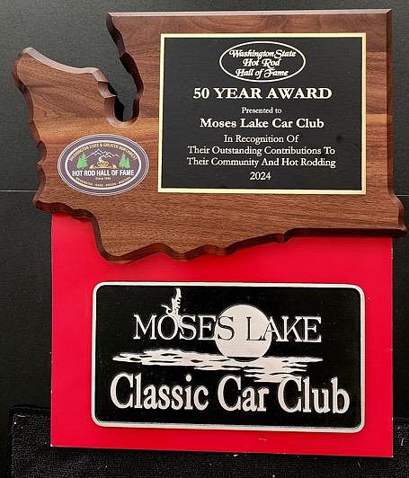 A plaque recognizes 50 years for the MLCCC.