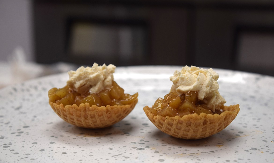 Gelato By The Lake offered gluten-free warm apple pie tarts during Saturday's Apple Palooza in Downtown Coeur d'Alene.