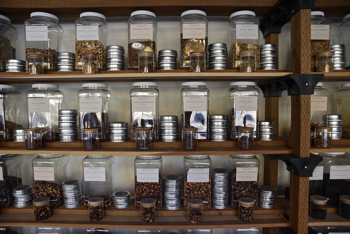 Middle Path Crossfit and Jing Shen Healing Arts in Kalispell offer a wide range of teas and medicinal teas. (Kate Heston/Daily Inter Lake)