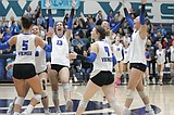 6A DISTRICT 1 VOLLEYBALL CHAMPIONSHIP: Vikings keep smiling, all the way to state