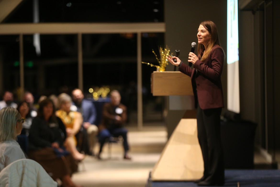 Avista President and COO Heather Rosentrater, who will be Avista's first female CEO when she steps into the role Jan. 1, delivers the keynote speech Tuesday at the Women's Gift Alliance's 20th anniversary dinner at the Hagadone Event Center.