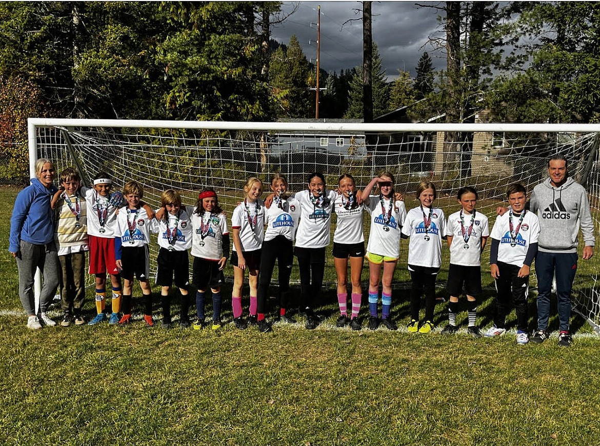 The Sandpoint Rec League 'Timber Rattlers' won the U12/U13 championship. This year's team members included Kyra Clark, Parker Elvish, Zephyr Favazza, Oliver Hall, Jordyn Lemon, Paityn Lindberg, Cohen Nargone, Corbin Nargone, Autumn Perkins Baker, Asher Seymour, Wyatt Seymour, Zita Watkins, Libby Welker, Harley Yake, and coaches David Seymour and Alisa Hall.