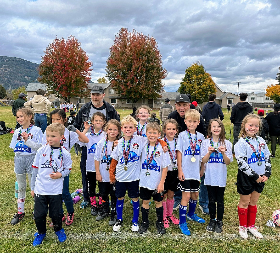 The Sandpoint Rec League 'Scorpions', which were undefeated on the season, won the U8/U9 championship. This year's team members included Bailey, Vera, Jake, Greta, Hawk, John, Ocean, Eilis, Georgia, Luke, Scarlett, Lily, Ruston (not pictured) and coaches Tim Cannon and Keith Byers.