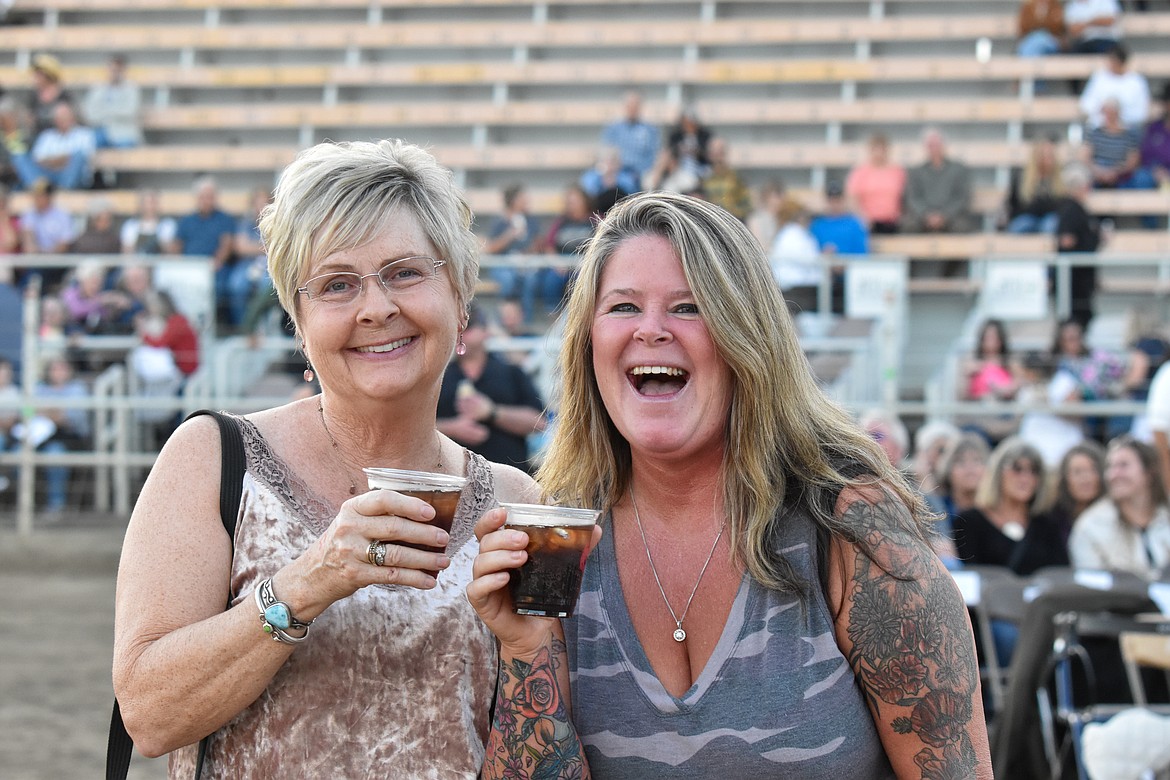 Cathy Dahlin and Terry Bell, Gresham, Oregon, and Walla Walla residents respectively, enjoyed the live music the Walla Walla Fair and Frontier Days had to offer.