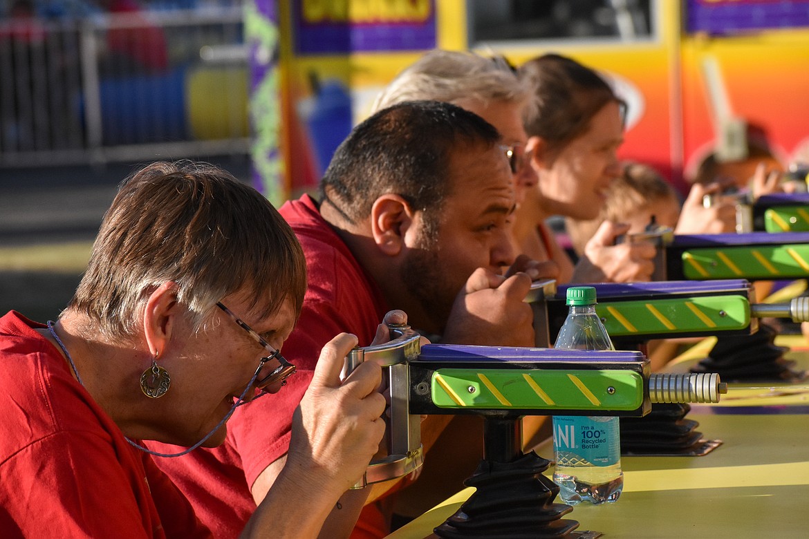 The fair had something for attendees of all ages to enjoy, including carnival games.