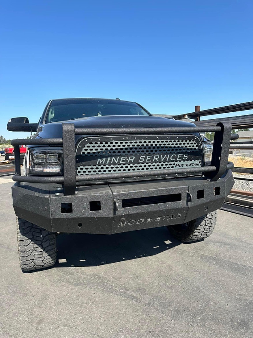 Seth Miner drives a custom truck around Moses Lake, all his vehicles have the signature “Miner Services” words imprinted in the front. “I pay a lot for advertising, I drive a lot, why not drive with an advertisement of my work?” Miner said.