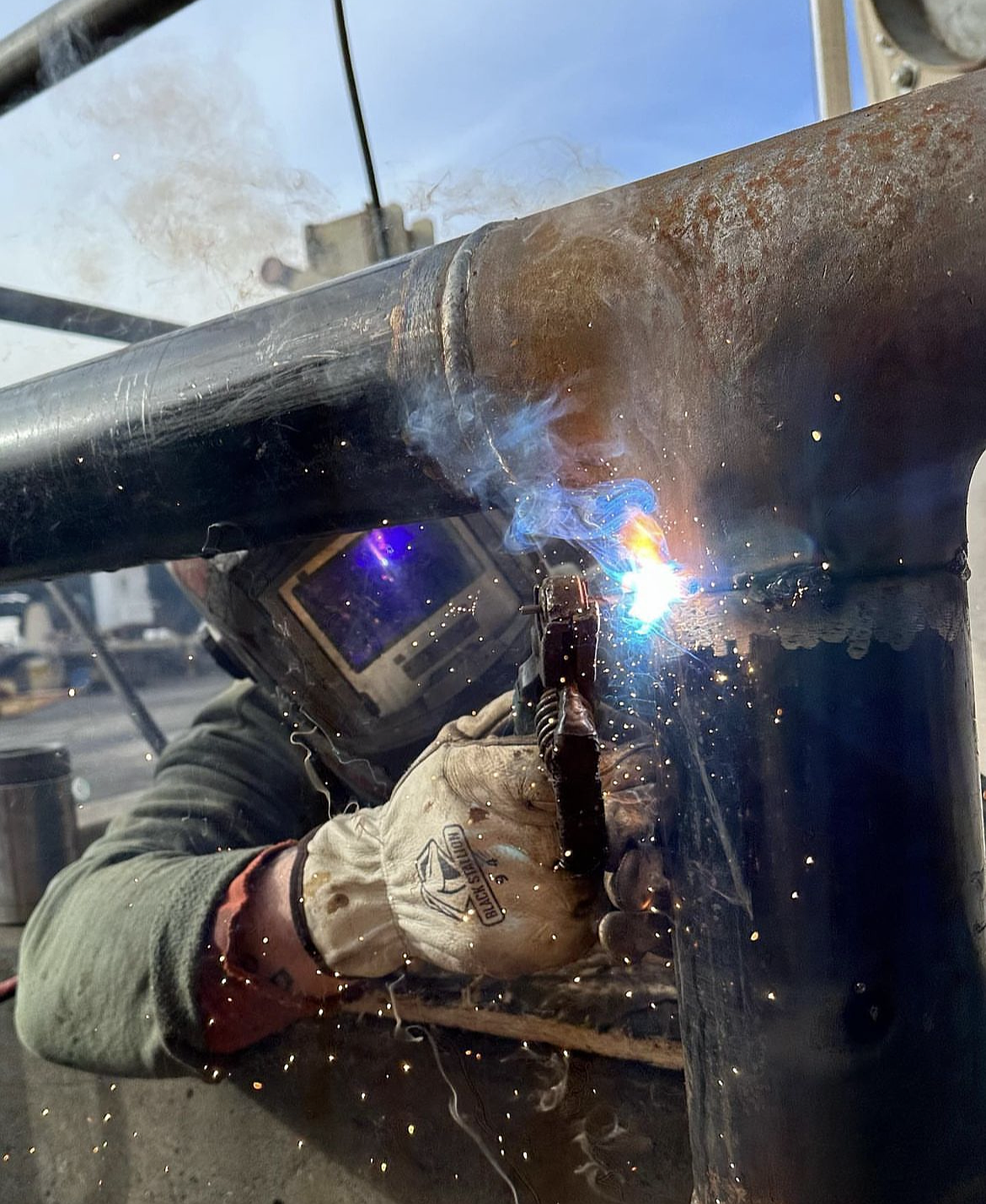 Seth Miner, owner of Miner’s Services LLC, works from a shop located on his mother-in-law’s property. He said the shop has allowed for a lot of projects; he previously would not have been able to handle from his garage in Moses Lake.