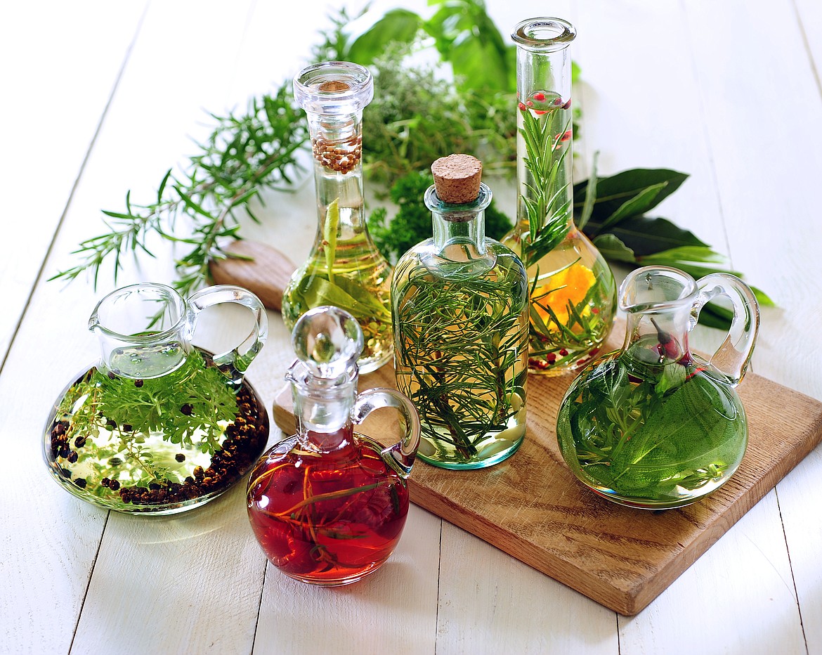 Culinary herbs, fresh or dried, add such elegant piquancy to vinegars, wrote Country Chef Valle Novak in this classic column from 2015. Using a variety of pretty bottles, adding various herbs to a simple vinegar, it takes only a few days for the flavor to develop, making for a variety of salad possibilities.