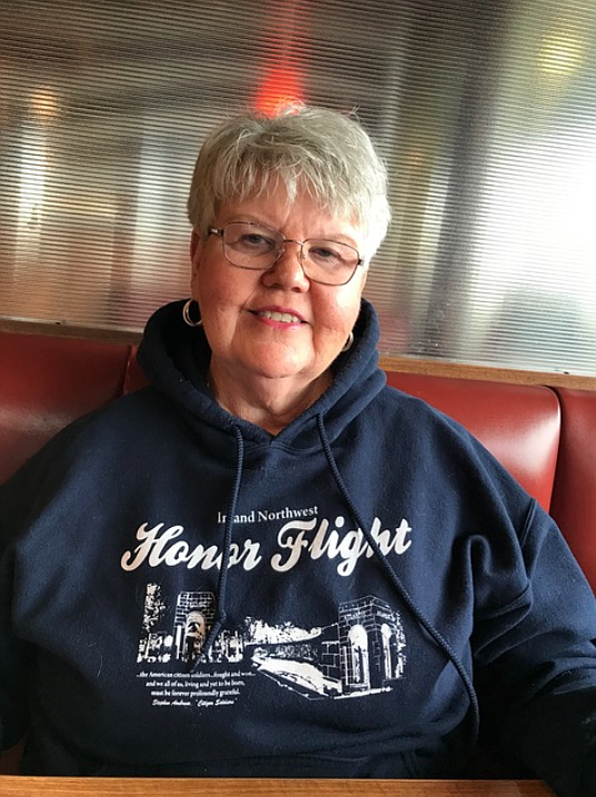 Sandi Meikel, Honor Flight volunteer.