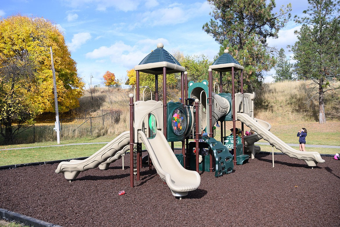 New playground equipment in Thompson Falls' Ainsworth Park donated by Montana Dakota Services Inc. (Tracy Scott/Valley Press)