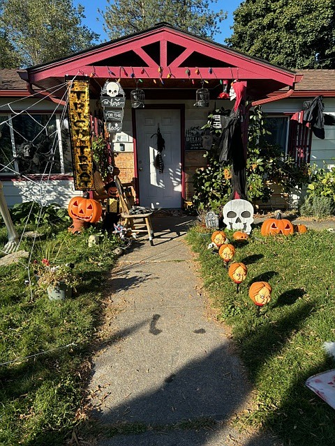 An impressively spooky display on East Lunceford Ln. in Coeur d'Alene.