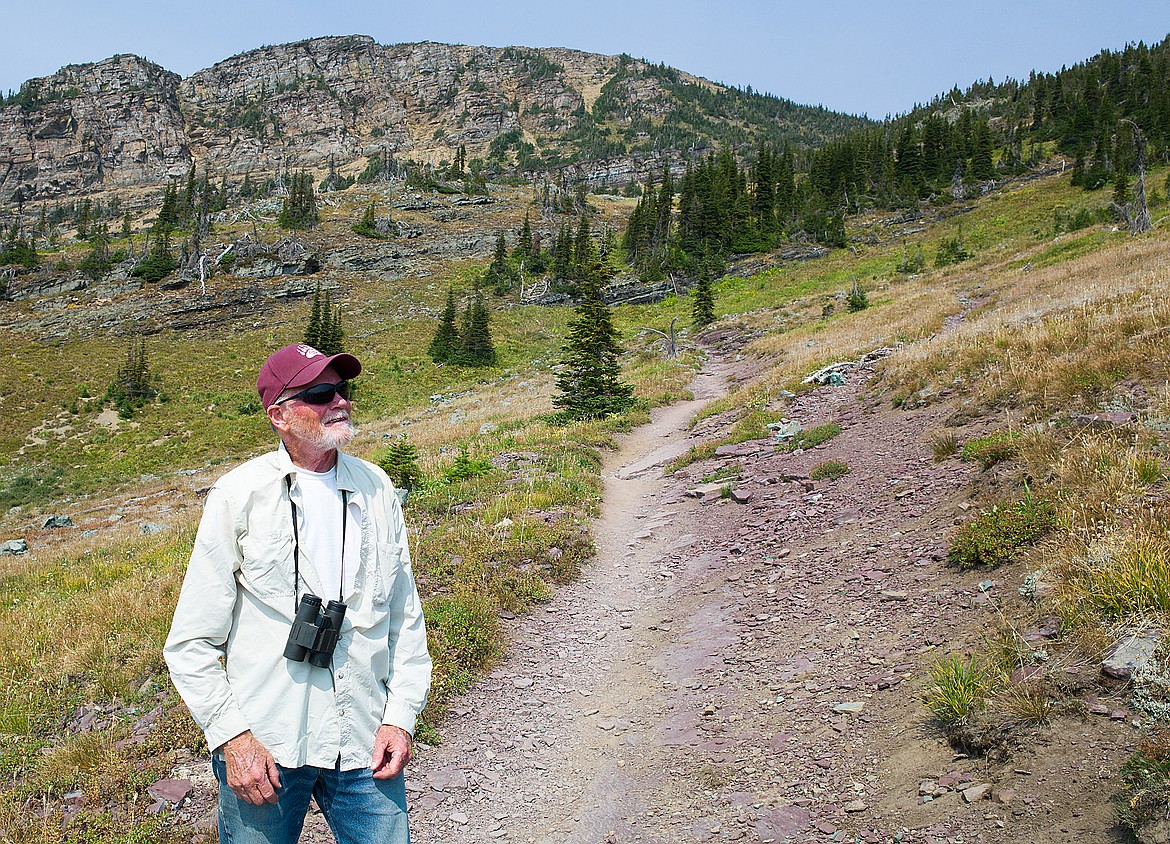 Dave Shea on the Swiftcurrent Pass Trail just outside Granite Park in 2015.