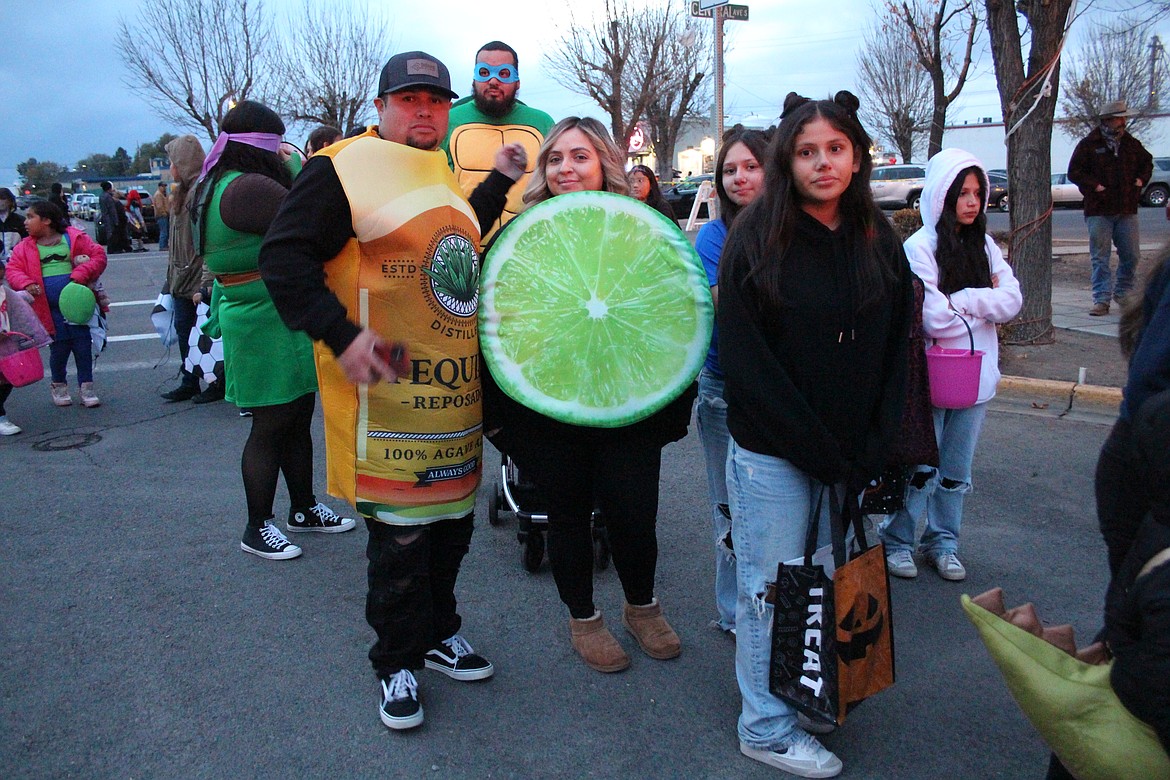 Tequila and lime were among the creatures strolling Quincy’s main street on Halloween night.