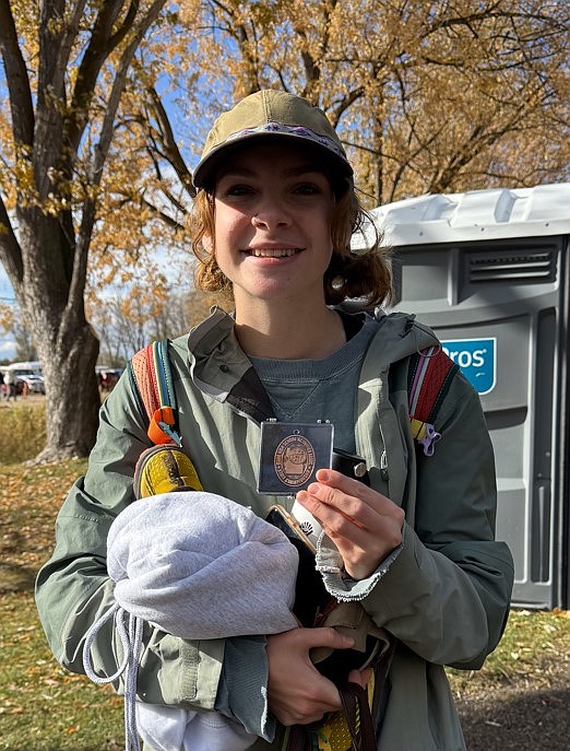 Courtesy photo
Lake City High senior Hazel Kunkel finished 14th in the state 6A girls race to earn medalist honors at Eagle Island State Park on Saturday.