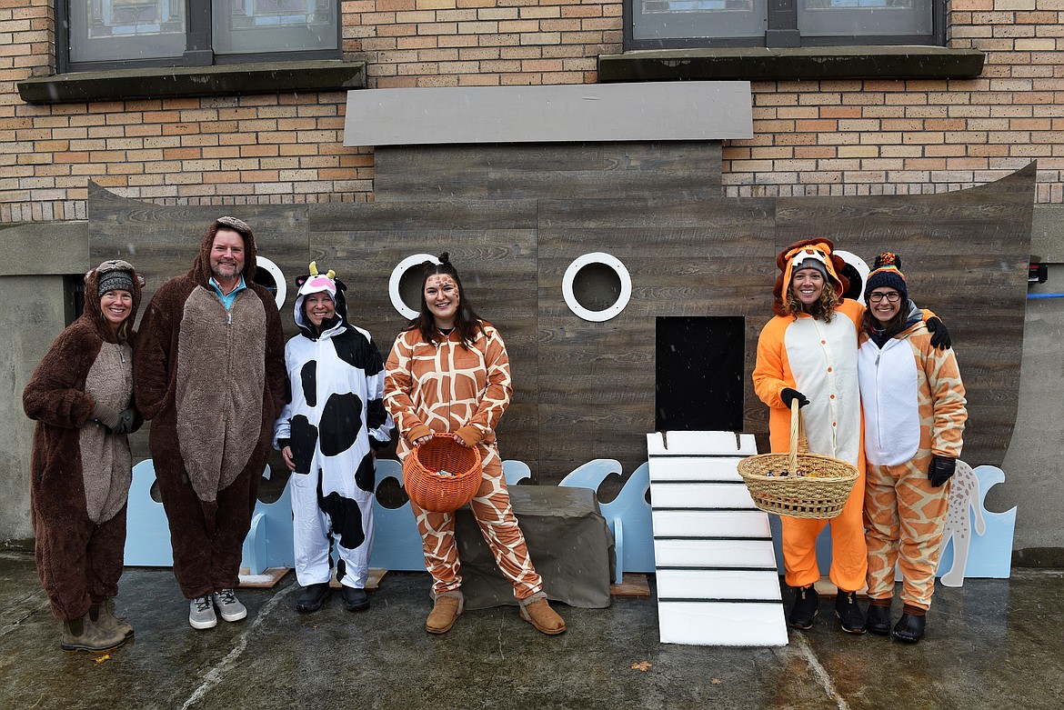 Animals and Noah's Ark at First Presbyterian Church in Whitefish on Halloween. (Kelsey Evans/Whitefish Pilot)