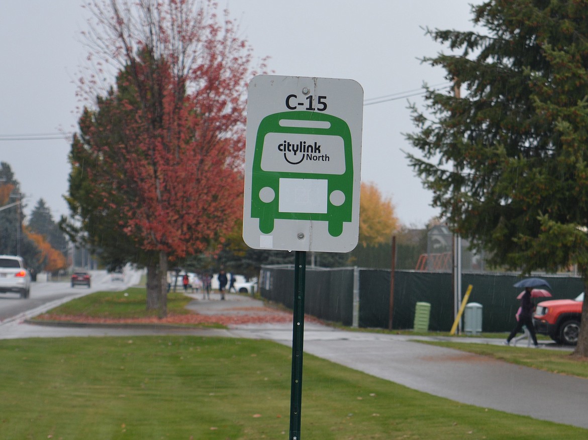 A Citylink North sign on Route C.