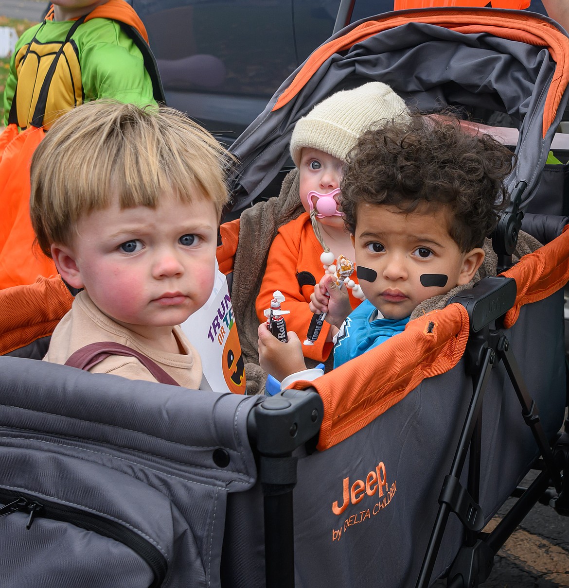 Little Trunk or Treaters taking part in the Halloween activities. (Tracy Scott/Valley Press)