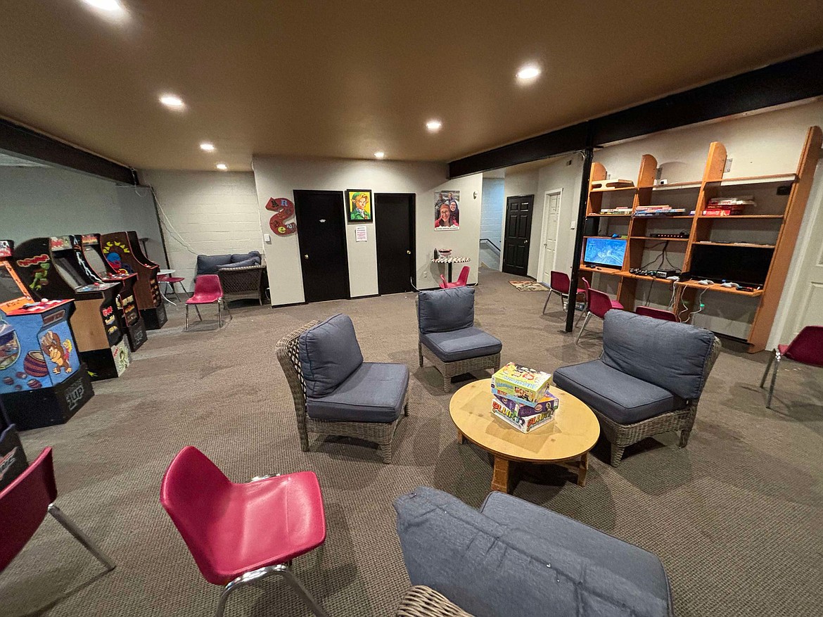 A photo of the upstairs loft at Youth Dynamics before its recent remodel.