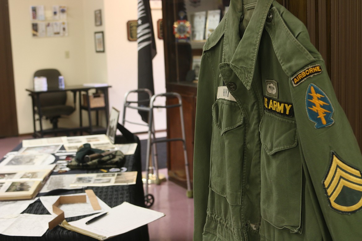 Photos and mementos from Bill Hunt's miliary career. The items were displayed at the National POW/MIA Recognition Day in September 2023. The community is gathering at 11 a.m. on Monday, Nov. 11, to pay tribute to all of the community veterans, including those like Hunt who never came home.