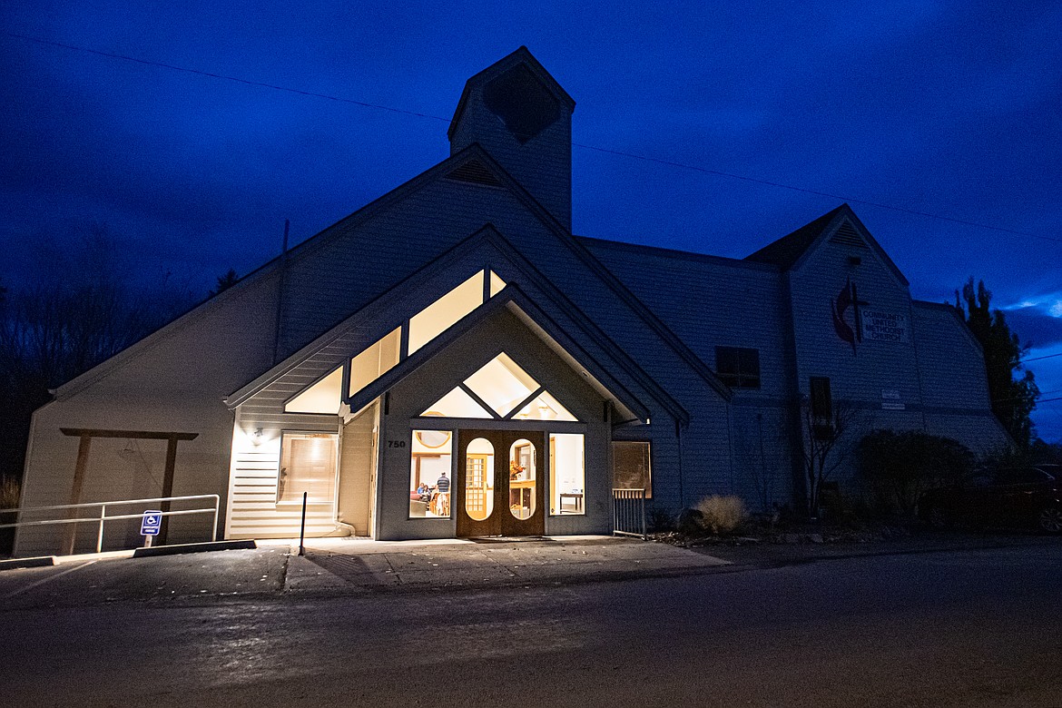 Bigfork Community United Methodist Church Monday night. (Avery Howe/Bigfork Eagle)