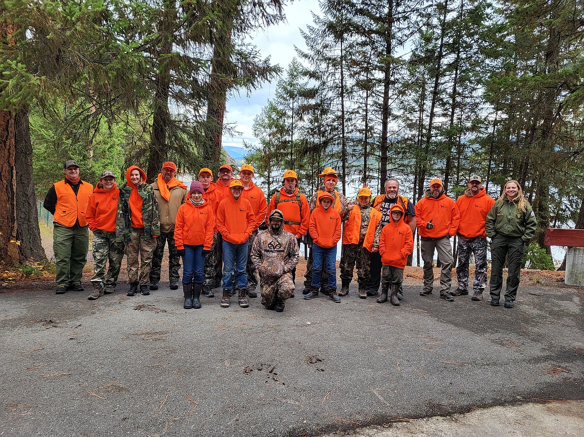 Mentors and youth all had a good time at the Libby Dam Youth Hunt and Campout last month. (Libby Dam courtesy photo)