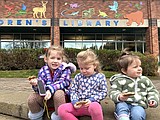 A creature, children connection in Coeur d'Alene
