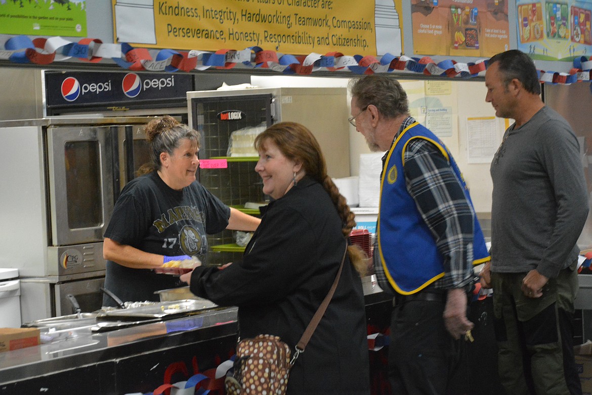 Dawn Palmer and the kitchen staff always pull out all the stops for the St. Regis School Veteran's Day Breakfast each November. (Mineral Independent/Amy Quinlivan)