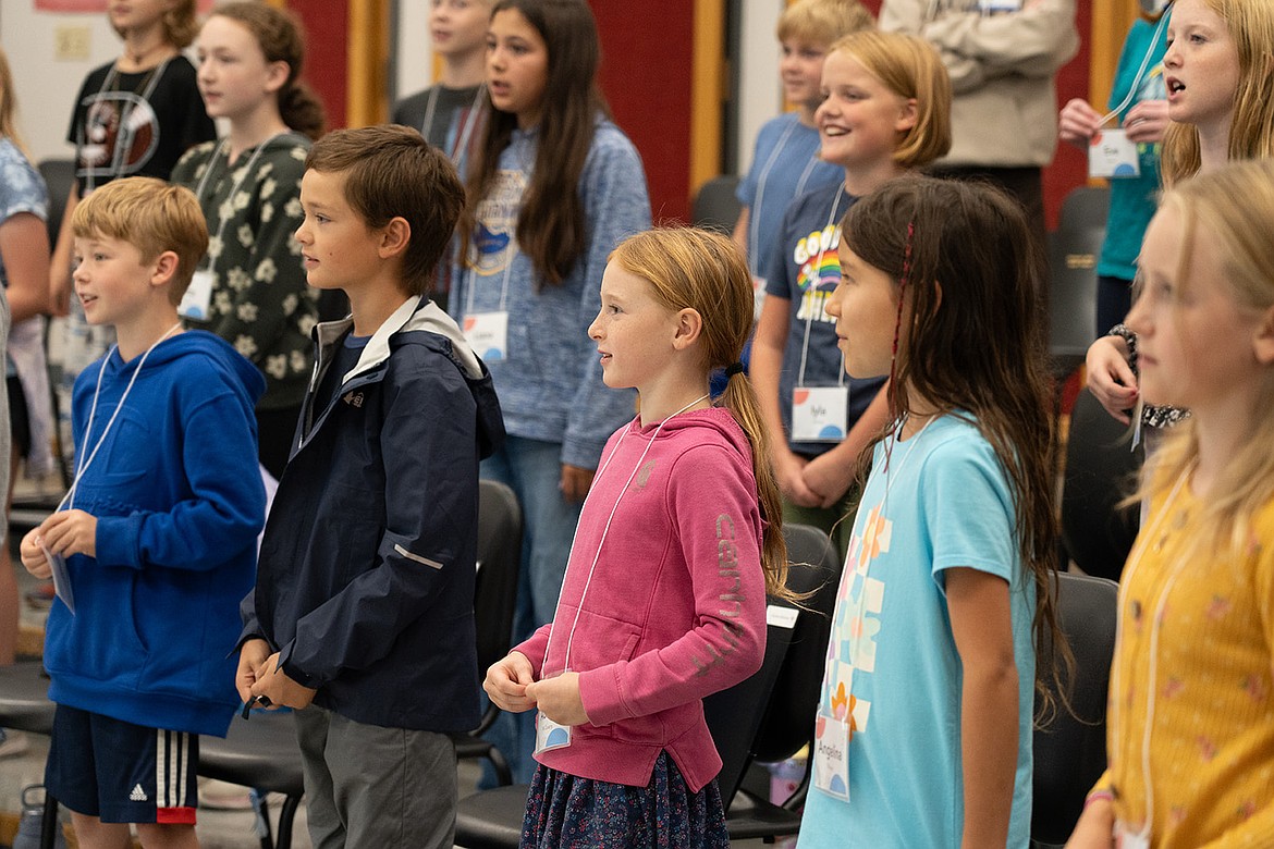 The Flathead Valley Youth Chorus is holding its inaugural concert Nov. 24 at Flathead High School. The choir features 39 singers in grades third through sixth. (Photo by Alysha Kay Photography)