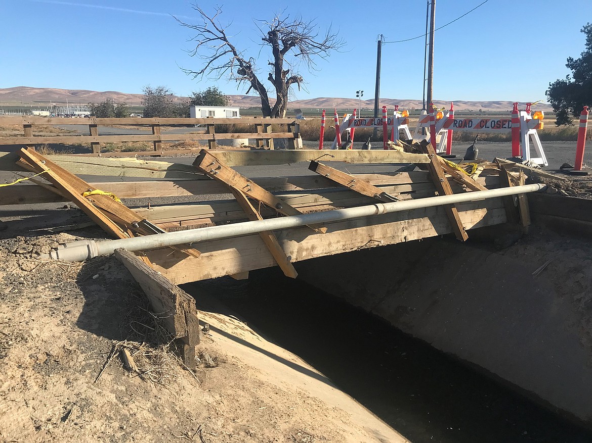 A wooden bridge on M Street Northeast in Quincy will be replaced with a metal span in 2025.