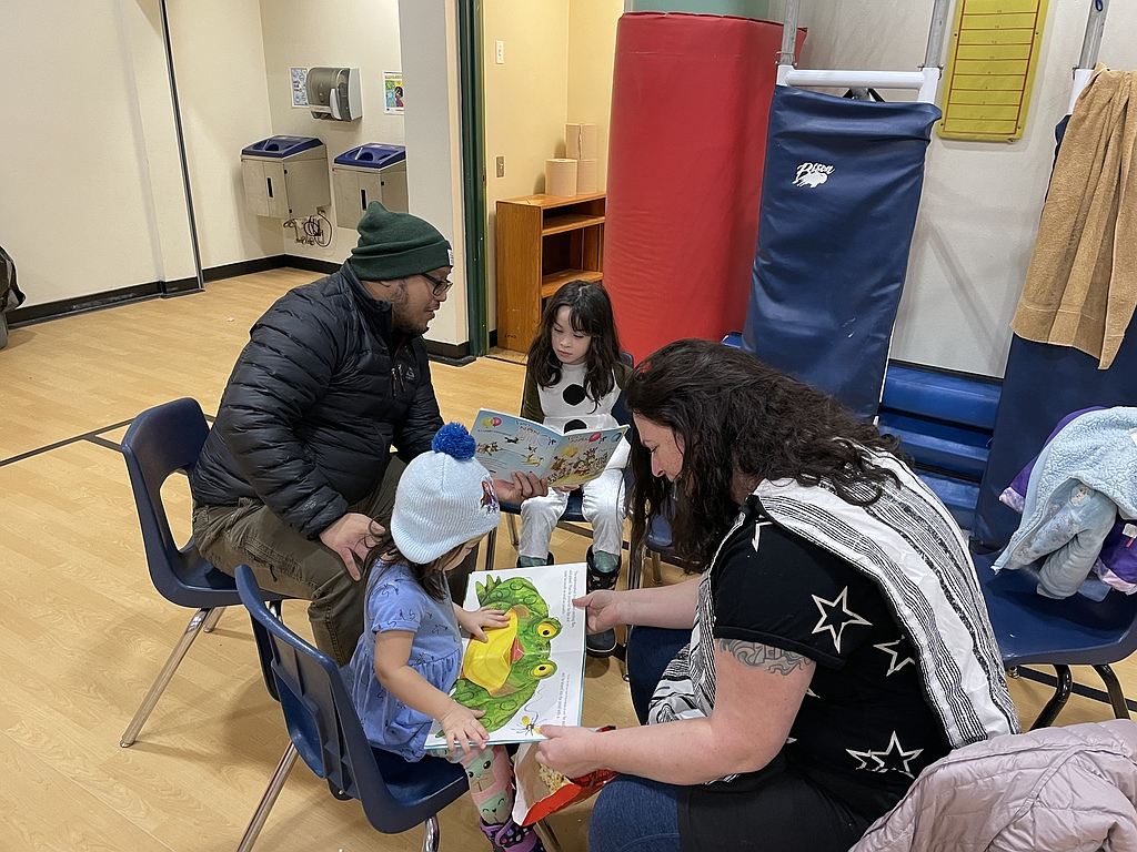 Read across Evergreen Family Night hosted by the Evergreen School District in February 2024. (Courtesy photo)