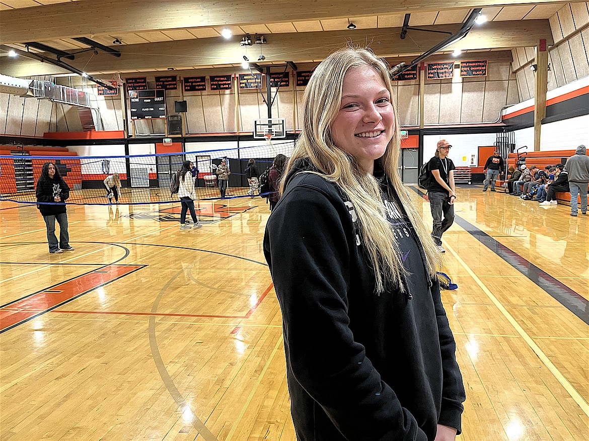 Balancing academics and sports is one of Lauryn Buhr's super powers. (Kristi Niemeyer/Leader)