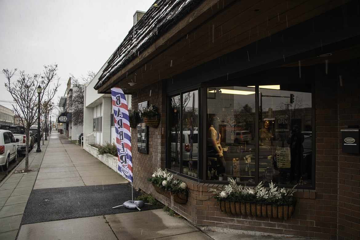 Kalispell Barber Company is a two chair barber shop in Kalispell. (Kate Heston/Daily Inter Lake)