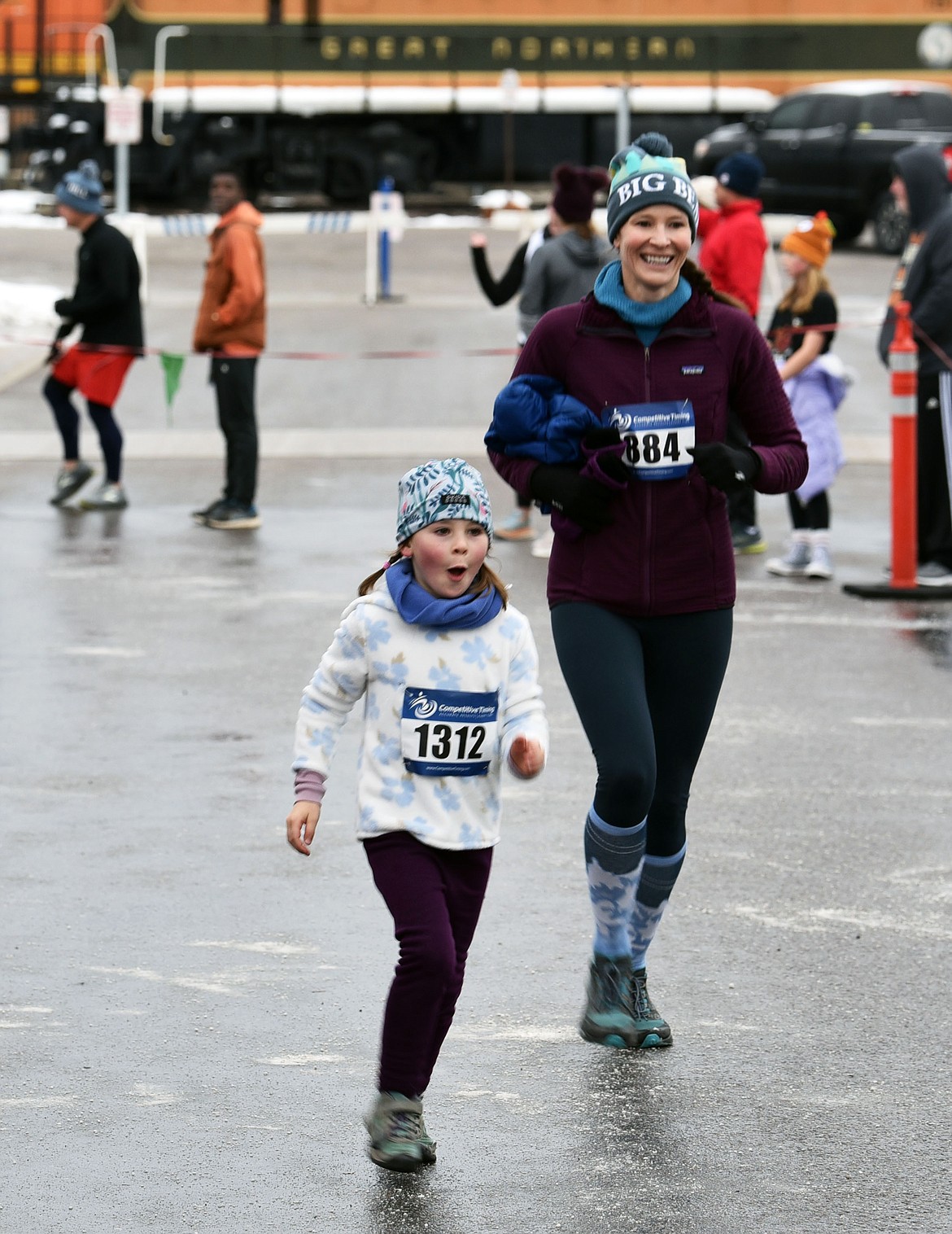 Well over 1,000 people participated in the North Valley Food Bank's 15th Annual Whitefish Turkey Trot on Thursday, Nov. 28. (Kelsey Evans/Whitefish Pilot)