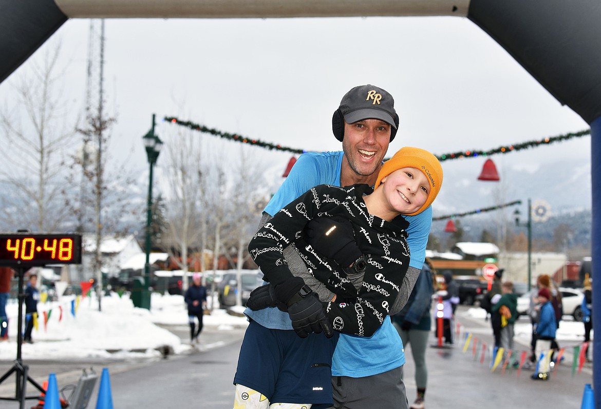 Well over 1,000 people participated in the North Valley Food Bank's 15th Annual Whitefish Turkey Trot on Thursday, Nov. 28. (Kelsey Evans/Whitefish Pilot)