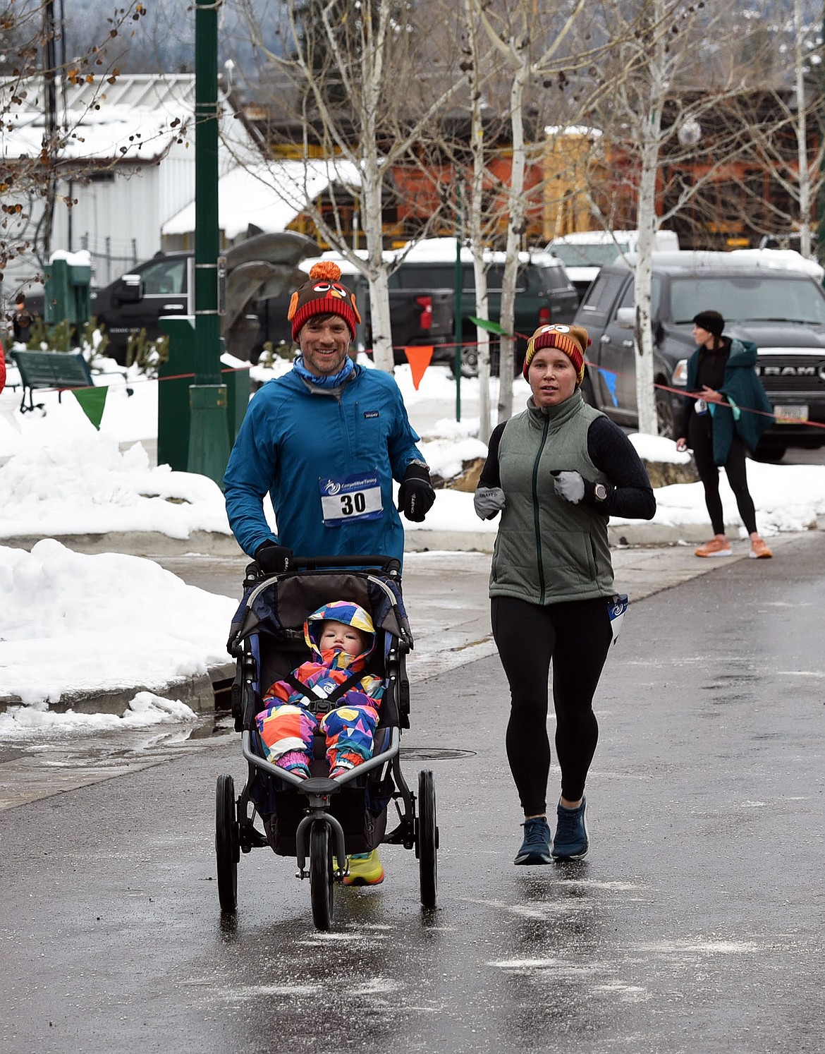 Well over 1,000 people participated in the North Valley Food Bank's 15th Annual Whitefish Turkey Trot on Thursday, Nov. 28. (Kelsey Evans/Whitefish Pilot)