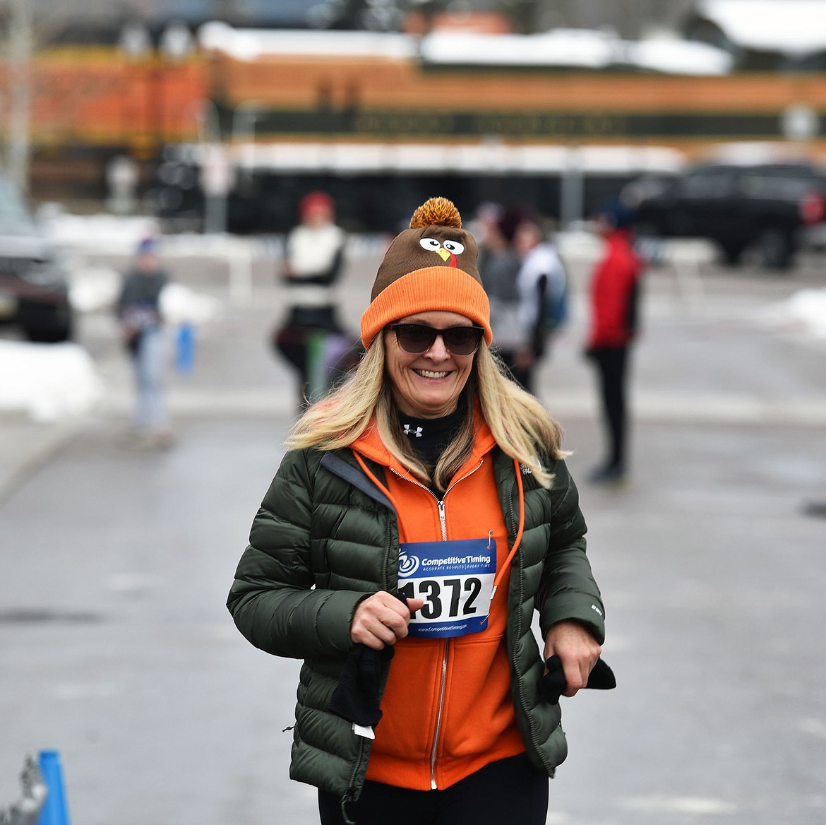 Well over 1,000 people participated in the North Valley Food Bank's 15th Annual Whitefish Turkey Trot on Thursday, Nov. 28. (Kelsey Evans/Whitefish Pilot)