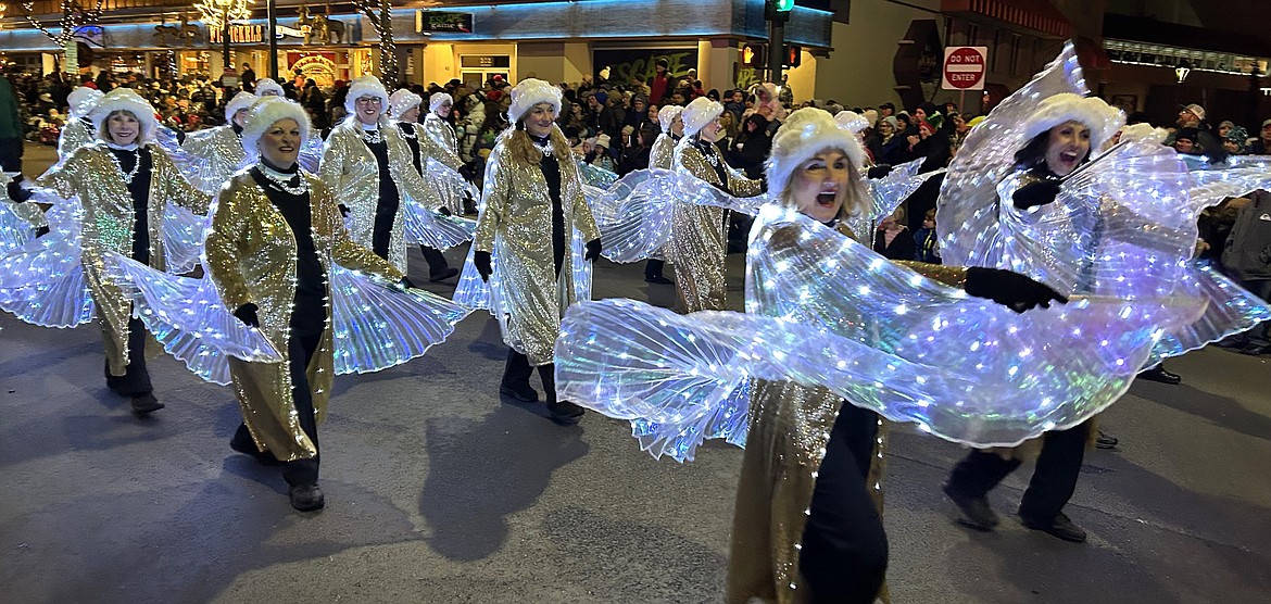 The Blazen Divaz perform in Friday's Christmas parade in Coeur d'Alene.