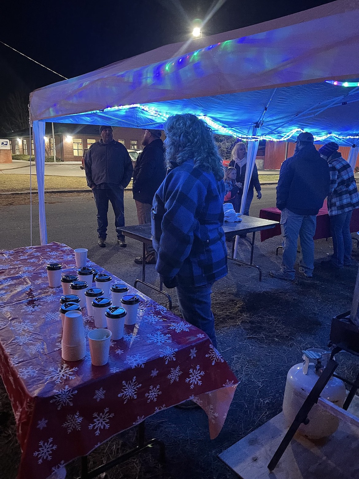 Hot cocoa and cookies were on the menu at Troy's annual Christmas tree lighting event Saturday, Dec. 1, 2024. (Taylor Resch/The Western News)