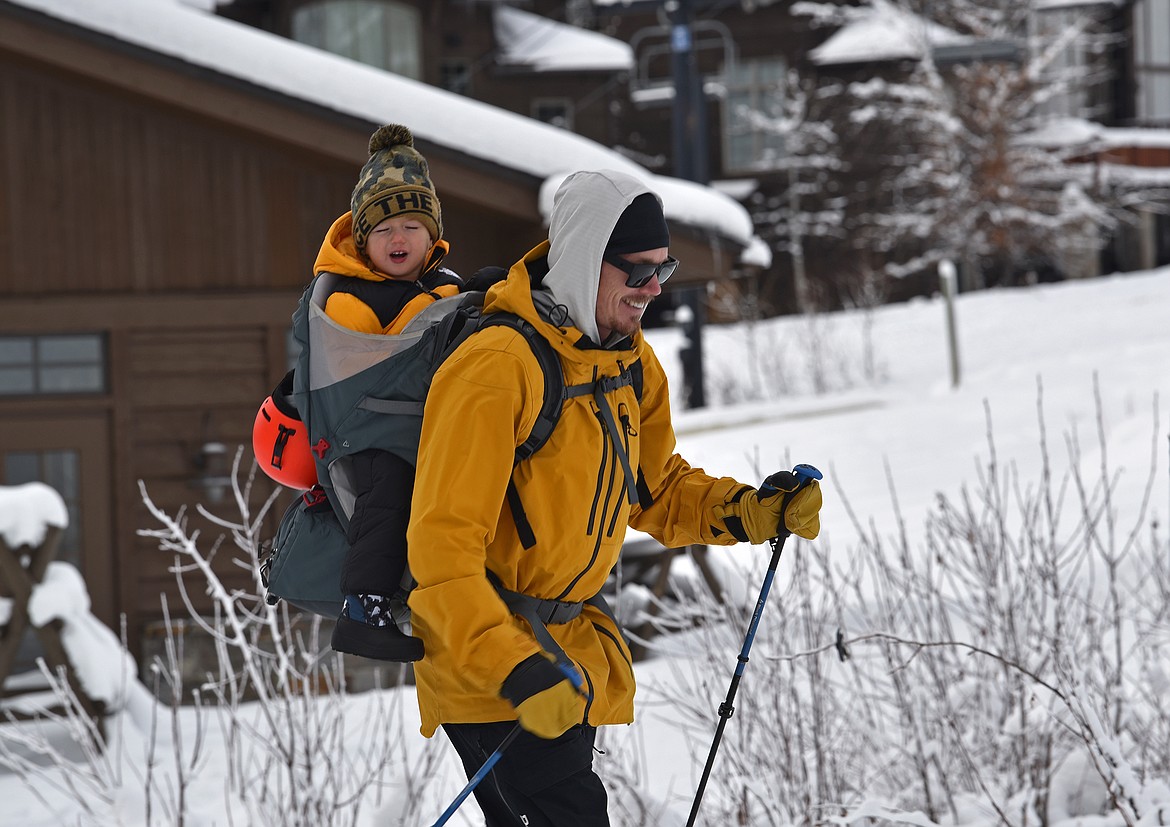 Departing from base lodge on Dec. 1. (Kelsey Evans/Whitefish Pilot)