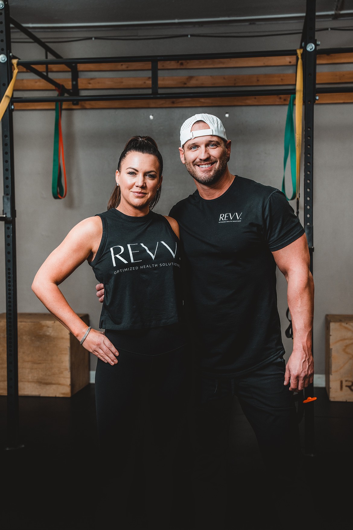 Britni Sternberg and Travin Gray of REVV Health.