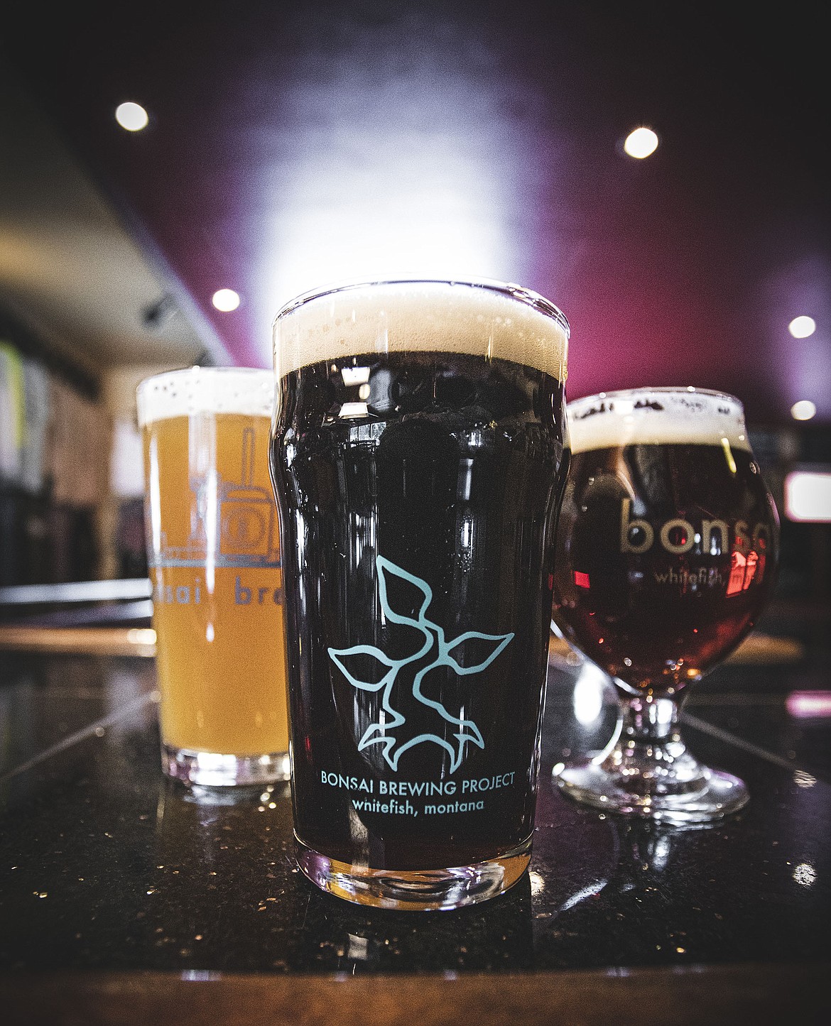 Bonsai Brewing Project serves up seasonal brews like the Black Dynamite all year. (Photo provided)