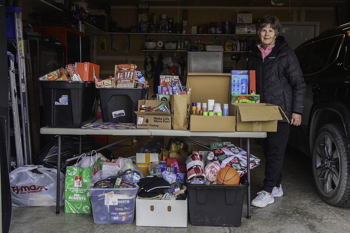 Carol Lechner, of the Flathead High School graduating class of 1971, helped Heart Locker raise donations for Christmas this year with other class members and friends. (Kate Heston/Daily Inter Lake)