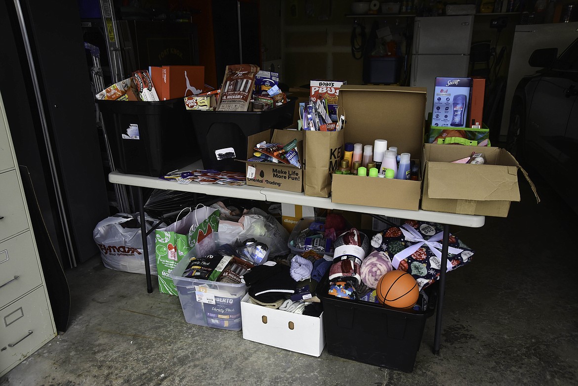 Donations for the Heart Locker were collected by Flathead High School graduates. (Kate Heston/Daily Inter Lake)