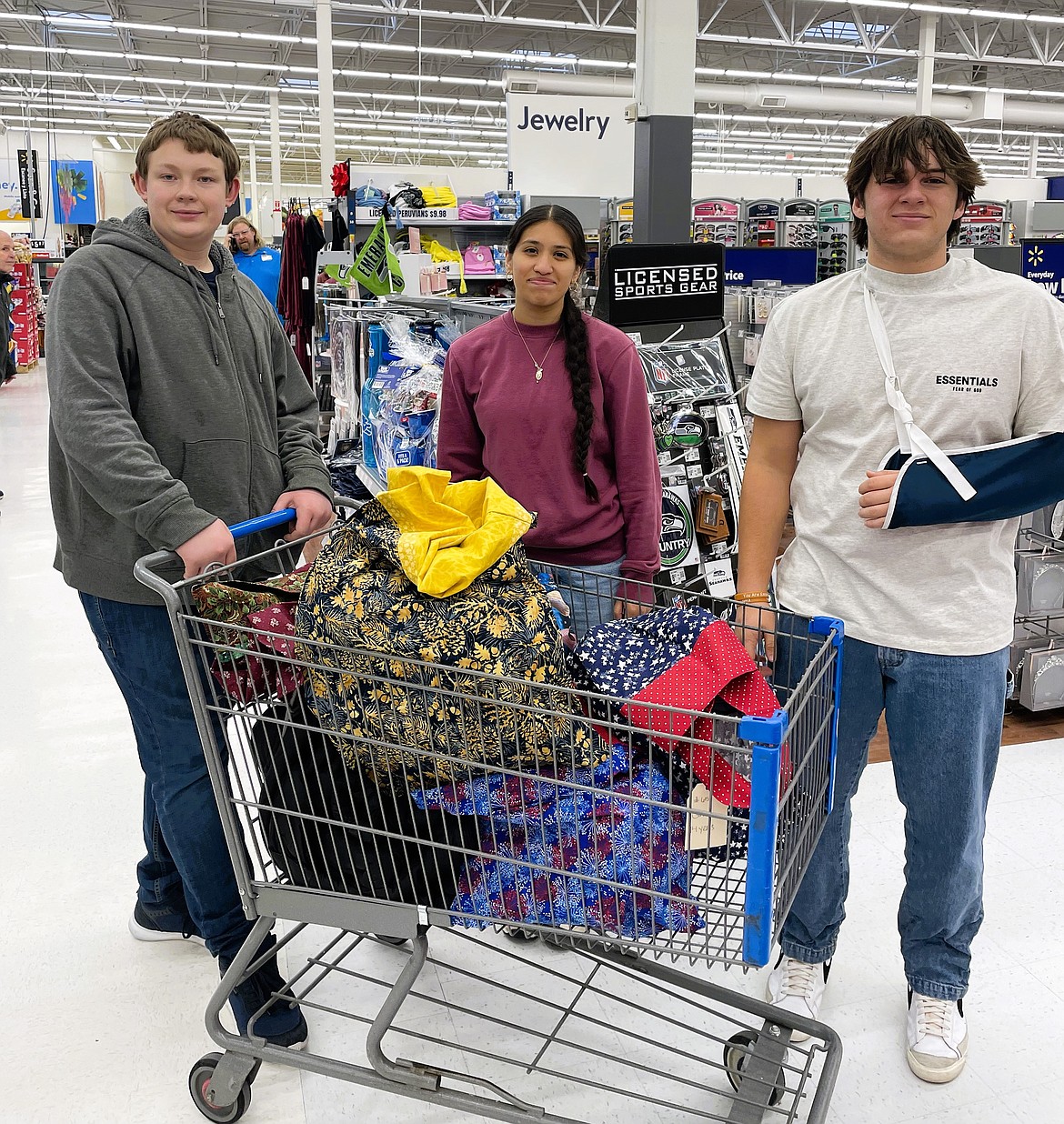 Ephrata High School students got to play Santa again this year after raising a record-breaking $8,700 to help foster children have a good Christmas.