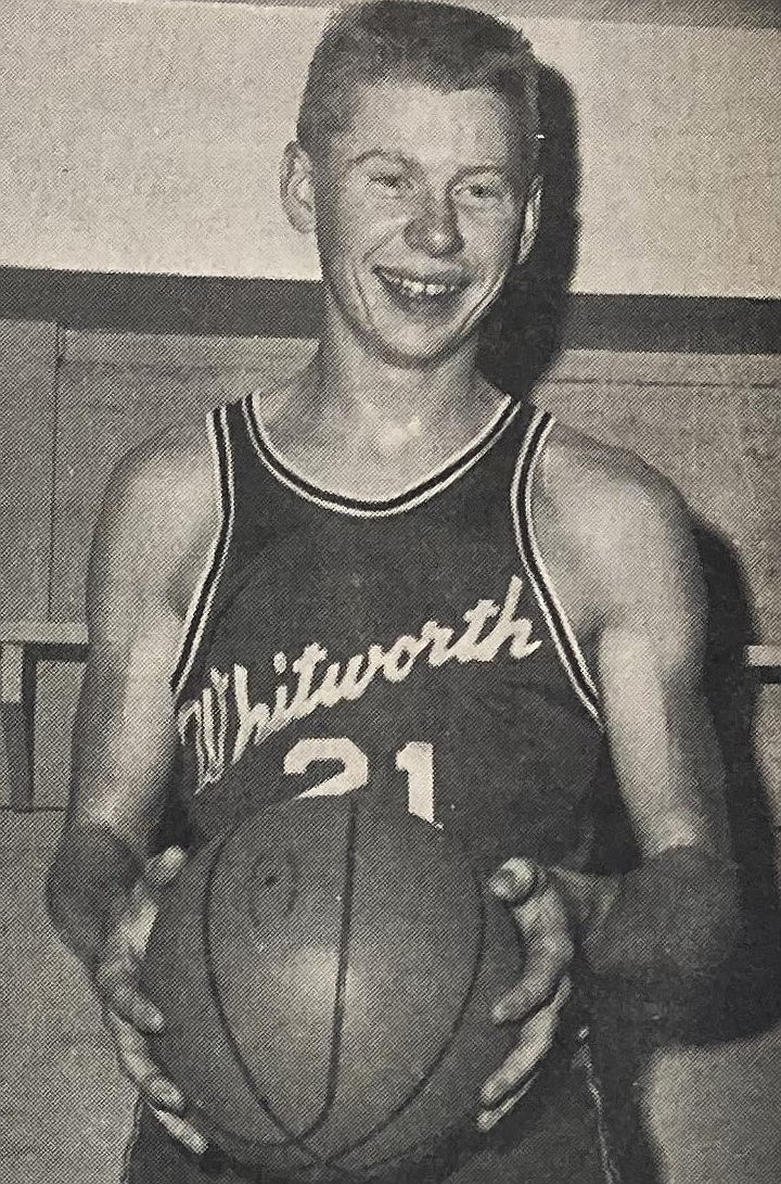 In 1964, former Coeur d’Alene Vik Charlie Nipp puts on a one-man show against the Gonzaga Bulldogs at the Spokane Coliseum.