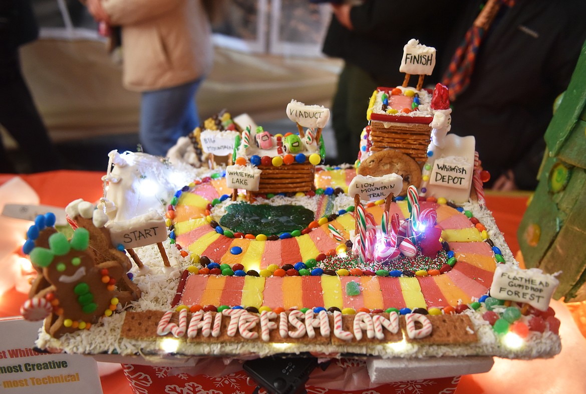 The Great Whitefish Gingerbread contest. (Kelsey Evans/Whitefish Pilot)